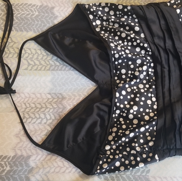 Le Chateau XL halter black & white dress - Picture 5 of 6